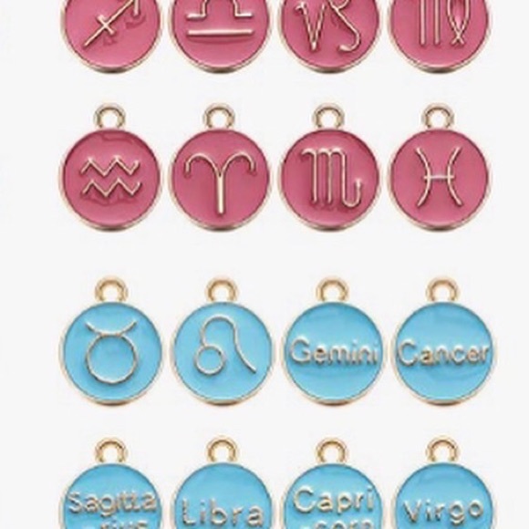 Keychain Zodiac Sign + Stone - Picture 3 of 3